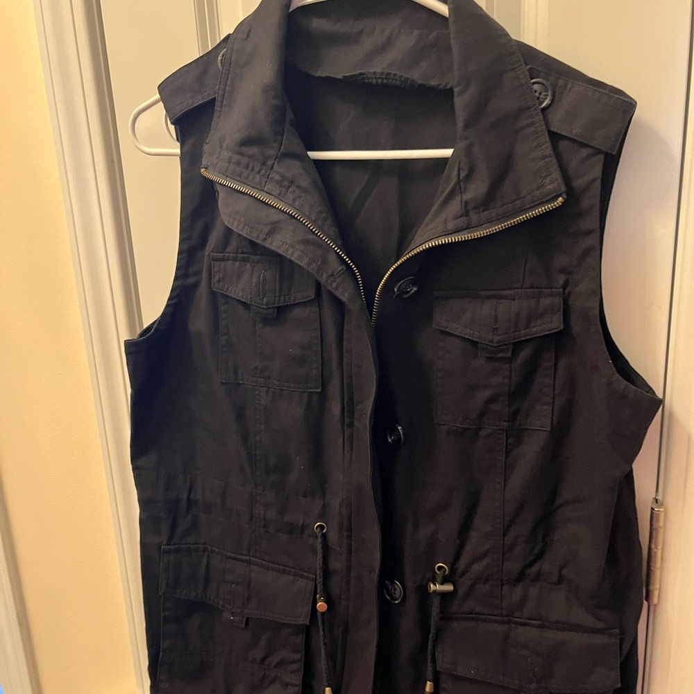 Black Utility Vest
